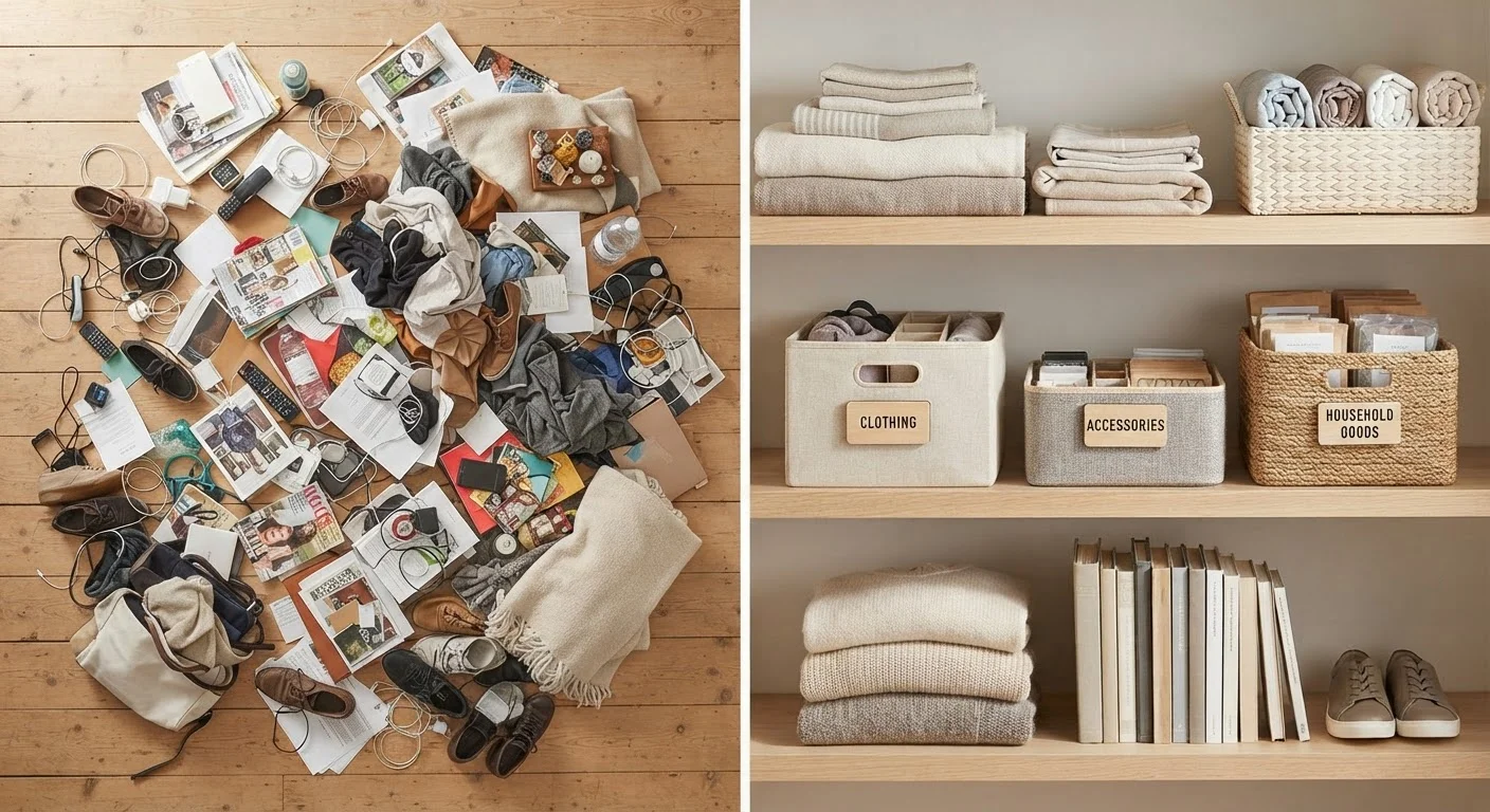 Decluttering vs. Organizing: Understanding the Difference Before You Start