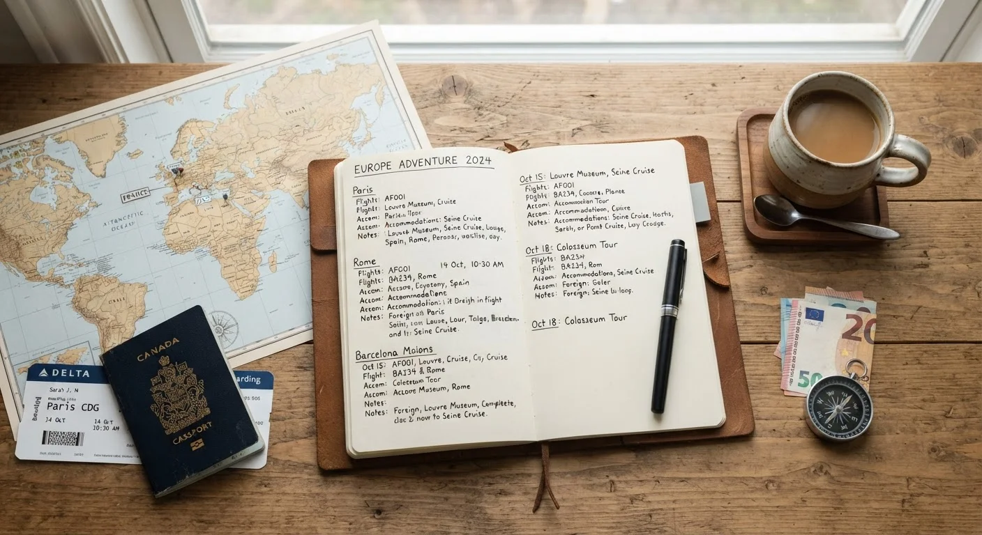 From First Idea to Final Itinerary: A Complete Trip-Planning Framework