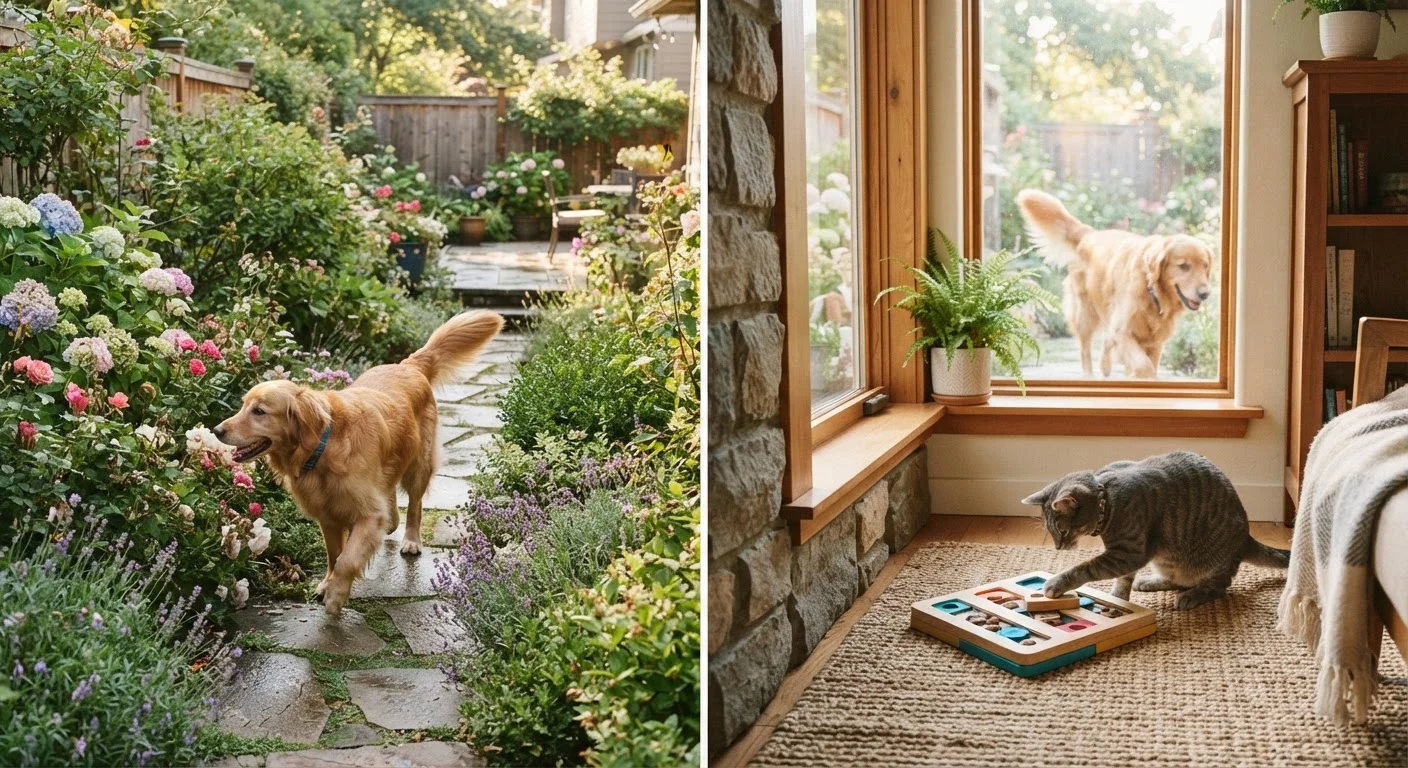 Indoor vs. Outdoor Enrichment: What Keeps Pets Mentally Stimulated