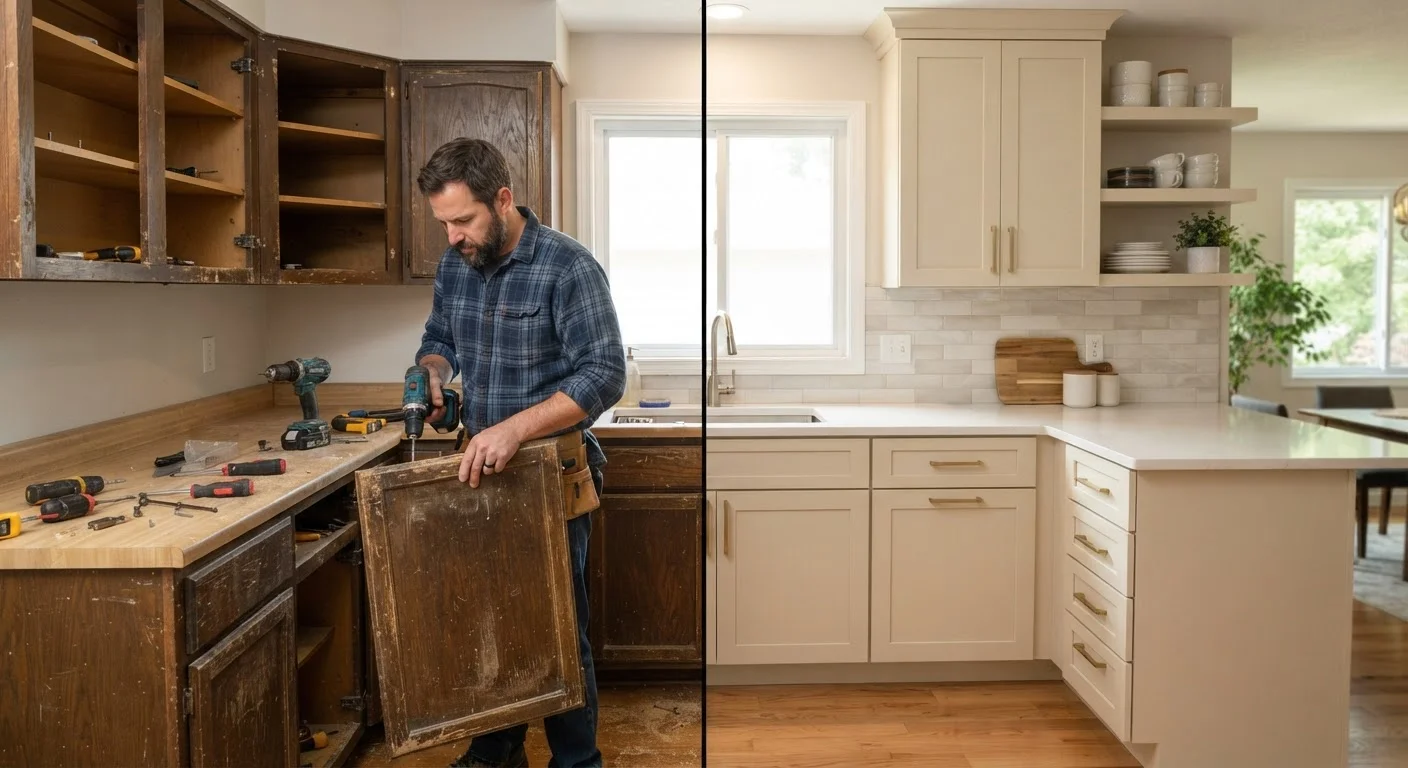 Kitchen Cabinet Refacing vs. Full Replacement: How to Think Through the Decision