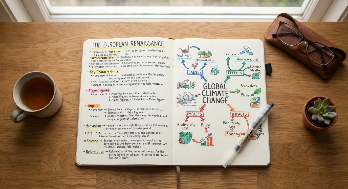 Note-Taking Approaches Compared: Cornell, Outlining, Mind Mapping, and Freeform