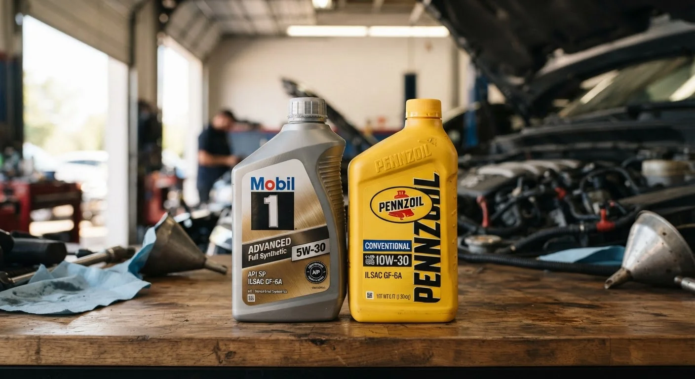 Synthetic vs. Conventional Oil: What the Difference Means for Your Engine