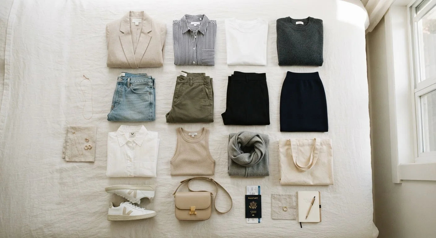 The Capsule Wardrobe Approach to Travel Clothing