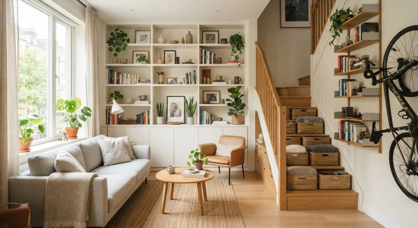 Vertical Storage, Hidden Zones, and Other Approaches for Small-Space Living